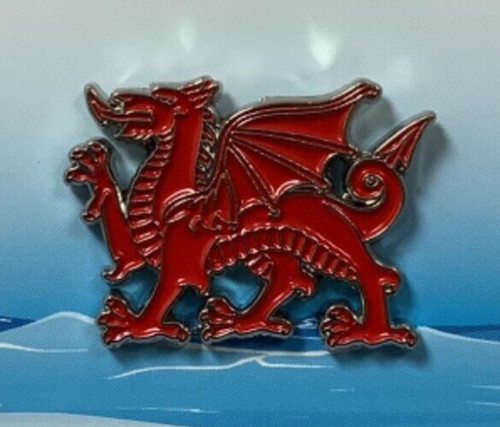 Welsh dragon red enamelled - welsh,