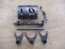 Laverda 750SF Gear Selector Drum and Selector Forks Assembly Used