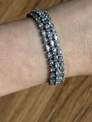 Antique aquamarine silver - &,