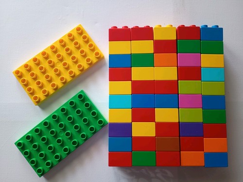 Lego duplo 2x2 stud - 50,