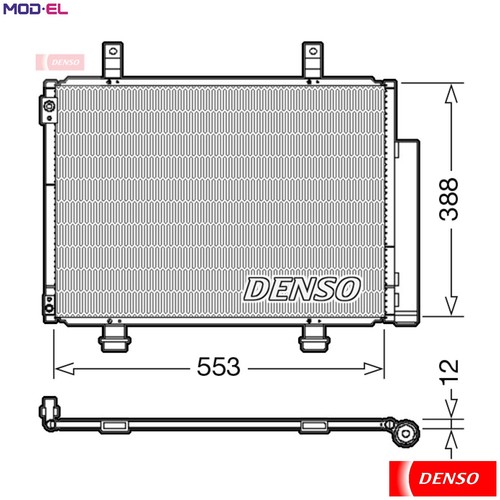 Condenser air conditioning - condenser,