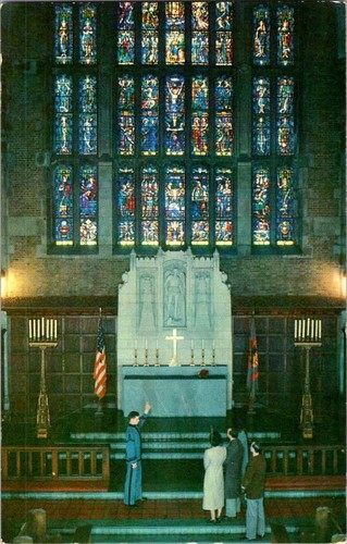 West point postcard altar - west,