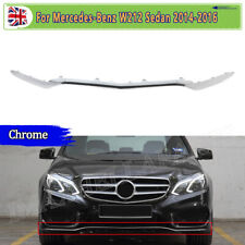 3x Chrome Front Bumper Lower Lip Trim For Mercedes Benz E-Class W212 2014-2016