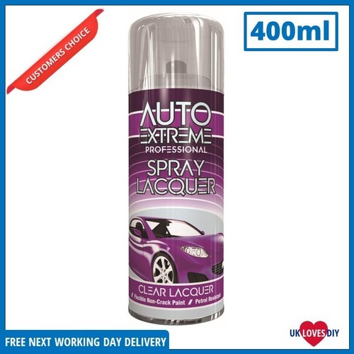Clear lacquer spray paint - clear,