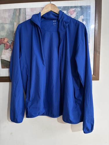 Men dark blue uniqlo - blue,