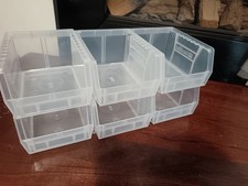 6 Acro storage bins, small, good for small item storage or pick n mix decor