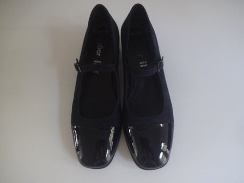 Gabor piano navy suede and - suede,