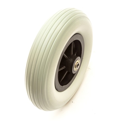 8x2 wheel grey pu - 8", 8x2"