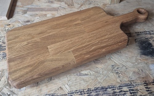 Handmade solid oak serving - handmade,