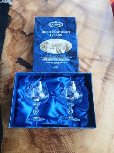 Pair duiske crystal brandy - duiske,