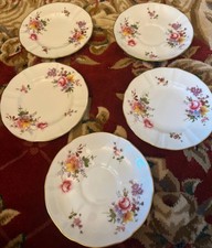 Crown derby posies 5x side plates