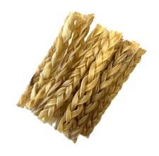 Braided Lamb Skin 1kg 100% Lamb 100% Natural Dog Chews Treat by Maltbys' Stores
