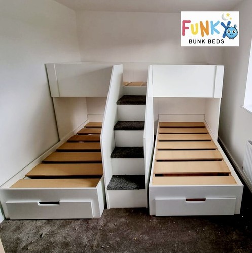 Triple bunk beds to sleep - bunk,