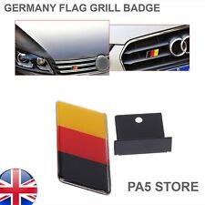 1x Germany Flag GRILL Badge Adhesive Fits German Cars V W Car Van Audi