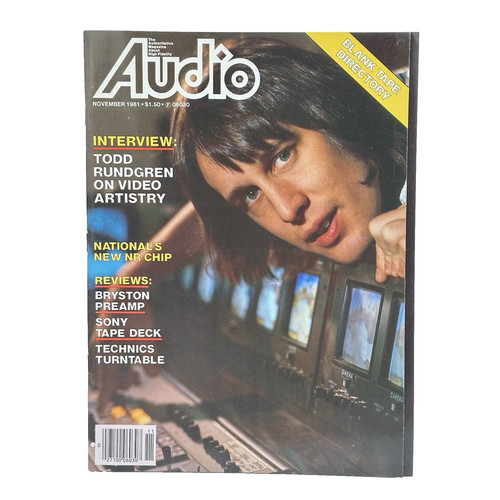 Audio magazine november 1981 - audio,