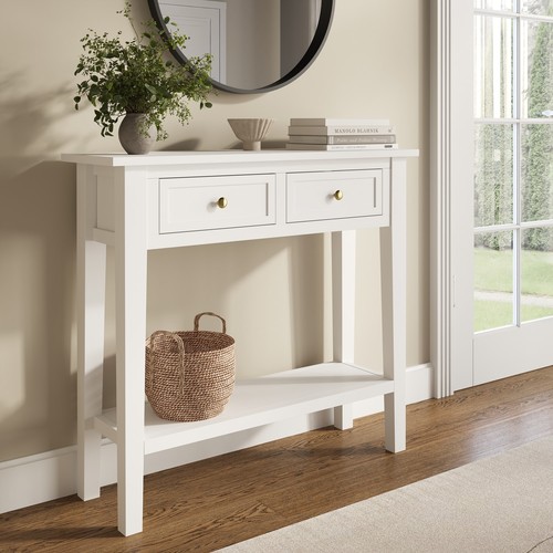 Small narrow white wood - small,