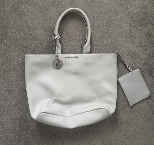 Armani jeans grey tote bag - armani,