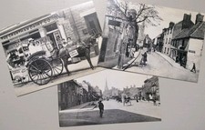 3 x B&W Postcards of Old