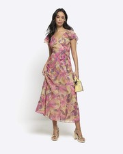 River Island Womens Pink Tea