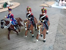 3 painted diecast Cavalry