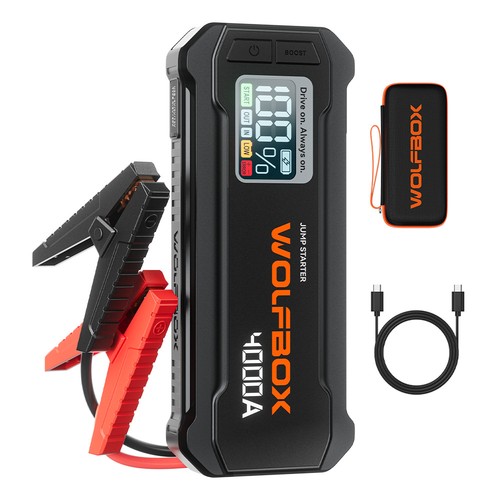 Wolfbox car jump starter - car,