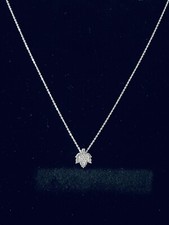 925 silver  Maple Leaf Charm necklace