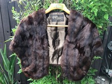 Vintage RUSSIAN Fur Stole Coat