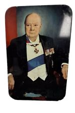 British Prime Minister Sir Winston Churchill British Biscuit Tin Cookie Tin