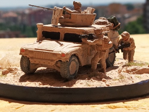 Diorama soldiers fighting - soldiers,