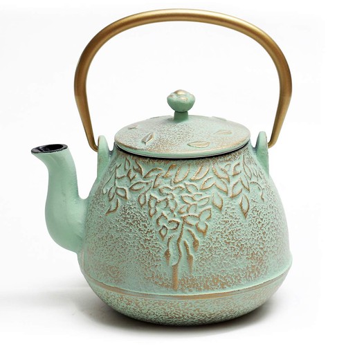 Cast iron teapot - cast,