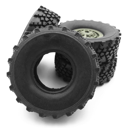 4pack car rubber tires - 1/16,