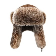 Men Russian Cossack Ushanka
