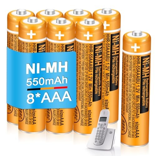 550mah aaa rechargeable - 550mah,