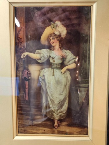 Antique victorian crystoleum - antique,