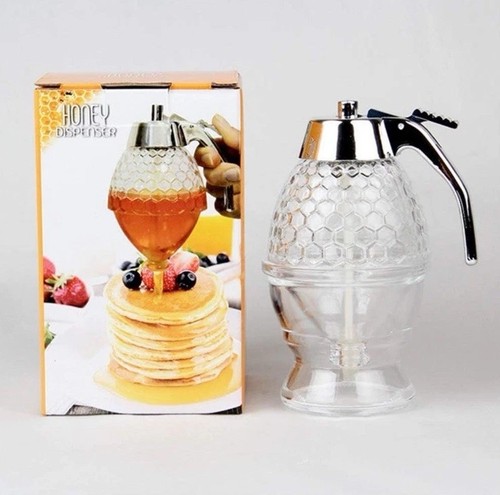 Glass honey dispenser drip - glass, no