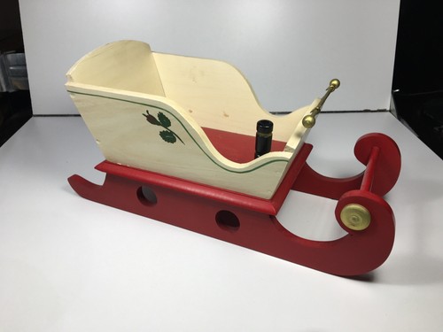 Hand made wooden - made, sleigh