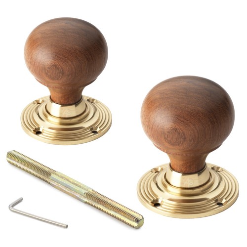 Rosewood polished brass - rosewood,