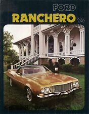 Ford Ranchero Pick-Up 1974 USA Market Foldout Sales Brochure 500 GT Squire