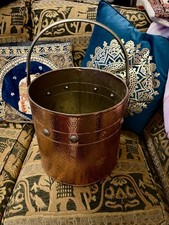 vintage hammer copper log or