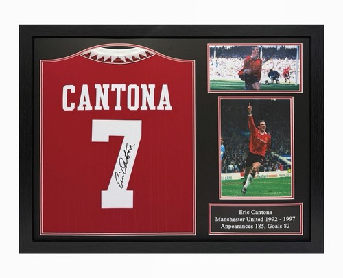 Eric cantona signed framed - cantona,
