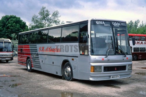35mm slide gha coaches leyland - 35mm,