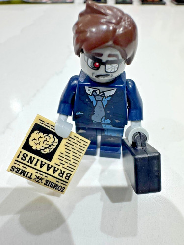 Lego zombie businessman - zombie,