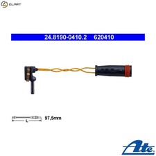 WARNING CONTACT BRAKE PAD WEAR