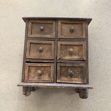 Antique Vintage Heavy Wooden 6