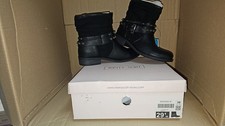 Merry Scott Biker Boots Black