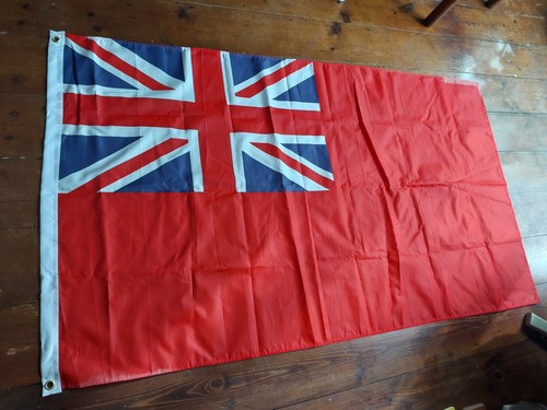 Polyester printed red ensign - polyester,