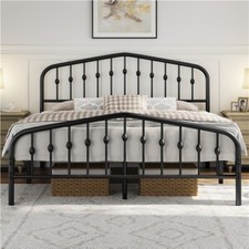 Metal Bed Frame with Arched