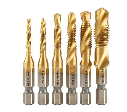 Piece combination hss drill - combination,