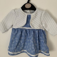 Jasper Conran Dress With Cardigan Attached 0-3 Months Autumn Winter