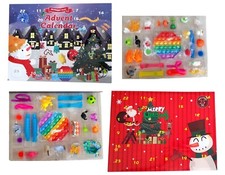 Christmas Advent Calendar Fidget Toy Sensory Popit Xmas Countdown Kids Gift Set